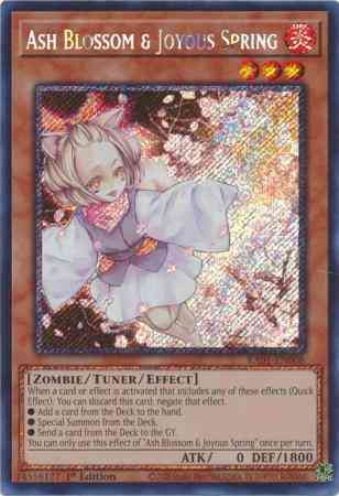 Ash Blossom & Joyous Spring - RA01-EN008 - Platinum Secret Rare - 1st Edition