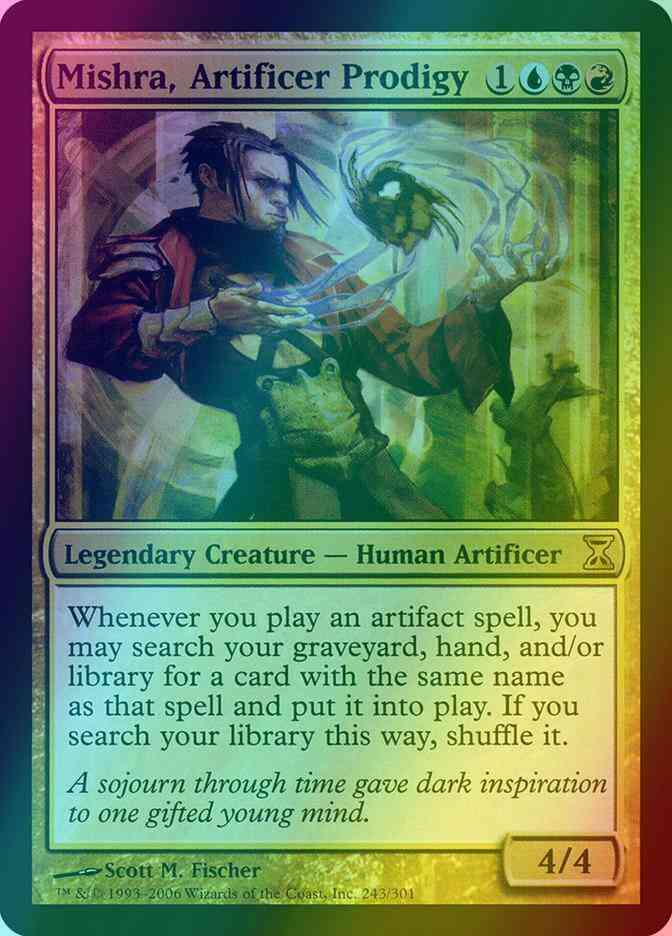 Mishra, Artificer Prodigy [243] [Time Spiral] [Foil] – Face to Face Games