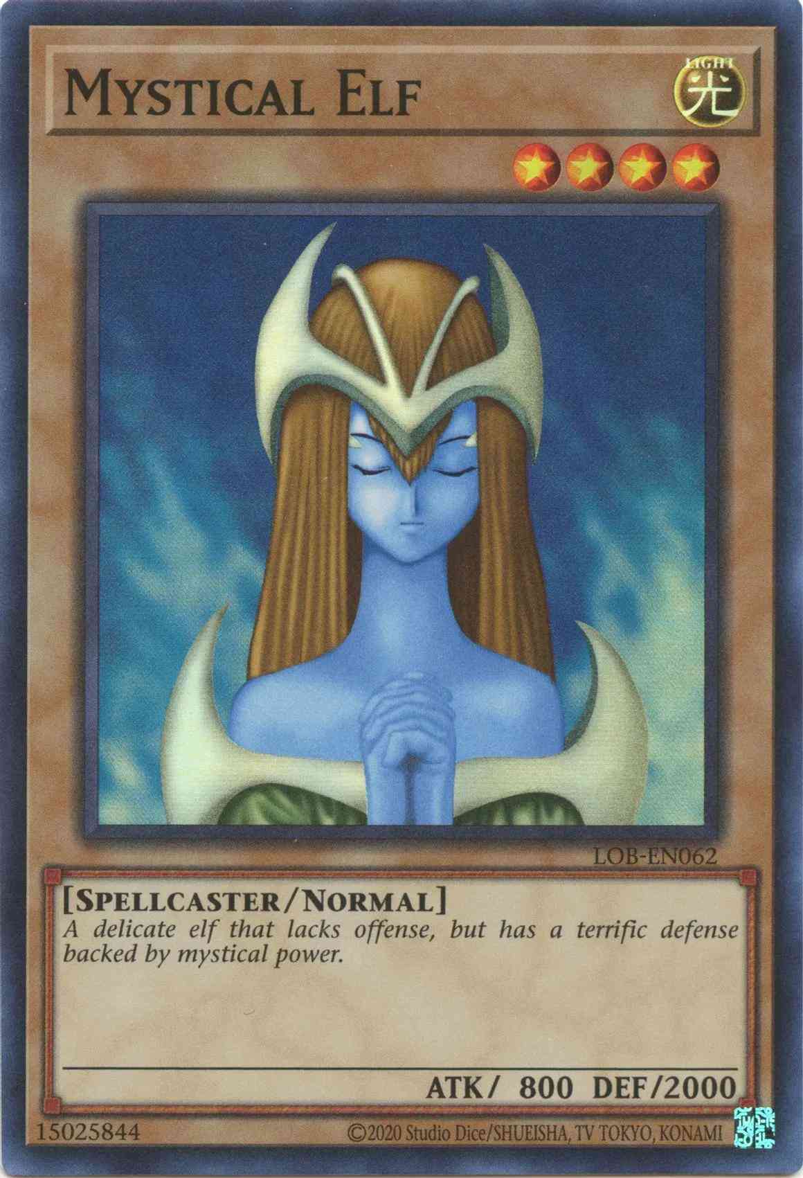Mystical Elf - 25th Anniversary - LOB-EN062 - Super Rare - Unlimited
