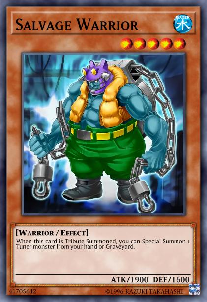 Salvage Warrior - EXVC-EN003 - Rare - Unlimited