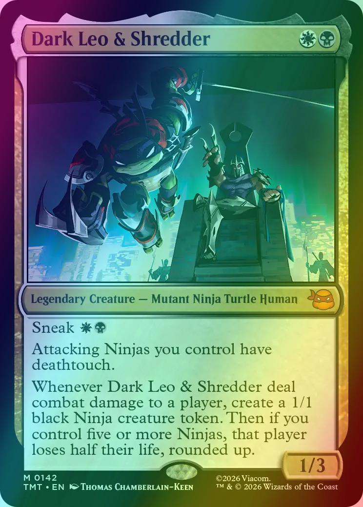 loot mtg card Dark Leo & Shredder [142] [Teenage Mutant Ninja Turtles] [Foil] – Face to  Face Games
