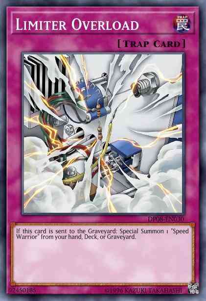 Limiter Overload - DP08-EN030 - Super Rare - 1st Edition