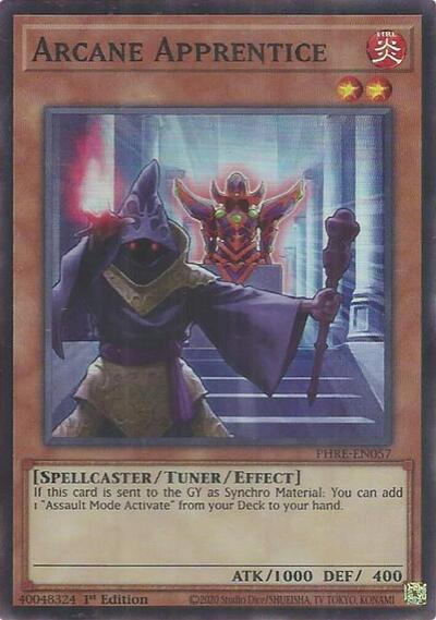 Arcane Apprentice - PHRE-EN057 - Super Rare - 1st Edition