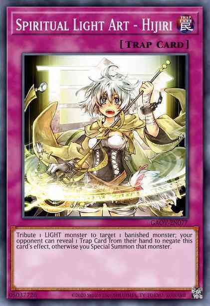 Spiritual Light Art - Hijiri - GAOV-EN077 - Super Rare - Unlimited