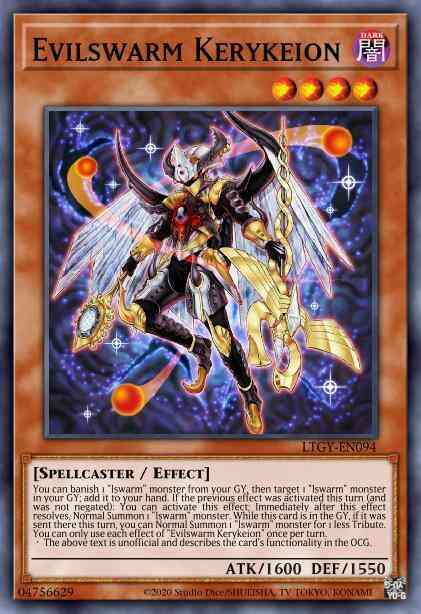 Evilswarm Kerykeion - LTGY-EN094 - Super Rare - 1st Edition