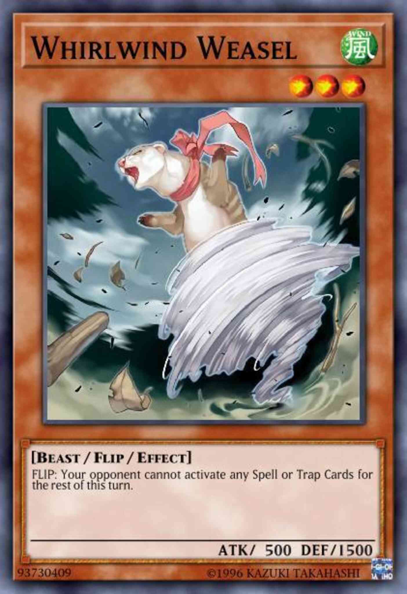 Whirlwind Weasel - EOJ-EN025 - Common - 1st Edition