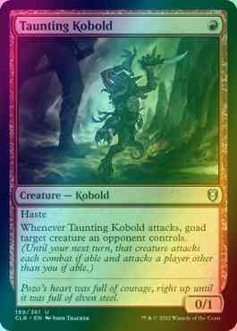 Taunting Kobold [199] [Commander Legends: Battle for Baldur's Gate] [Foil]  – Face to Face Games