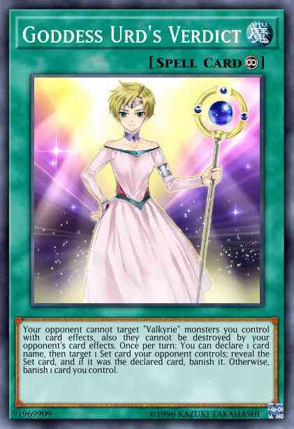 Goddess Urd's Verdict - SHVA-EN010 - Super Rare - 1st Edition