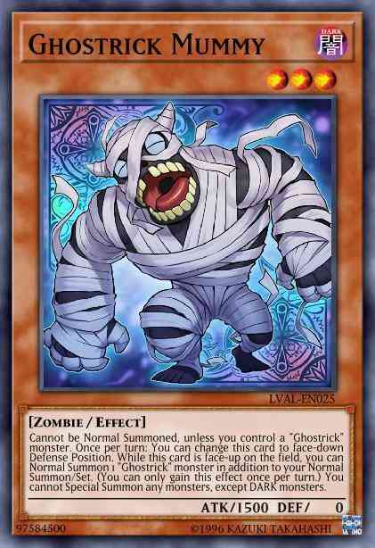 Ghostrick Mummy - LVAL-EN025 - Common - Unlimited
