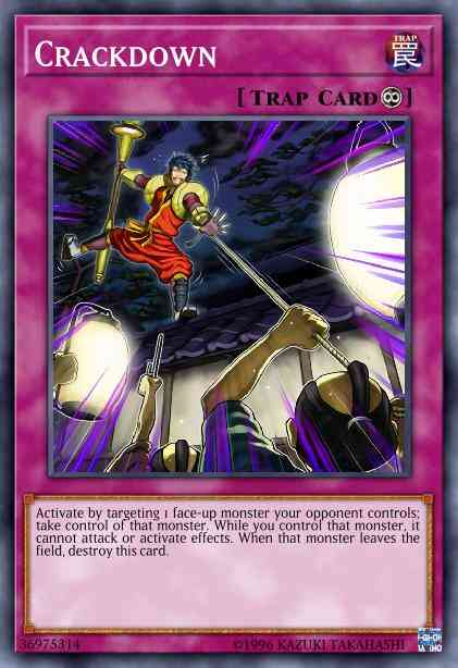 Crackdown - MP20-EN084 - Prismatic Secret Rare - 1st Edition