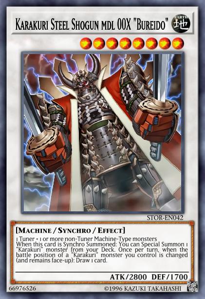 Karakuri Steel Shogun mdl 00X "Bureido" - GLD5-EN035 - Gold Rare - Limited