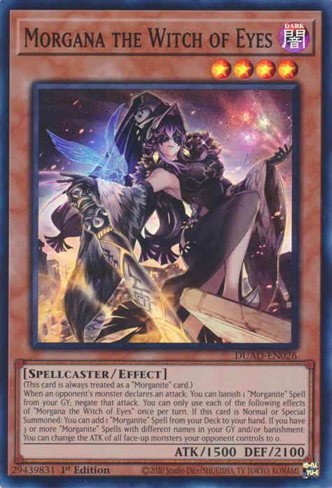 Morgana the Witch of Eyes - DUAD-EN026 - Super Rare - 1st Edition