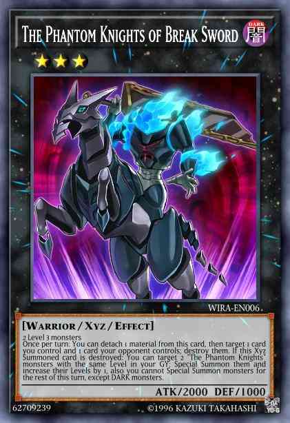 The Phantom Knights of Break Sword - WIRA-EN006 - Secret Rare - 1st Edition
