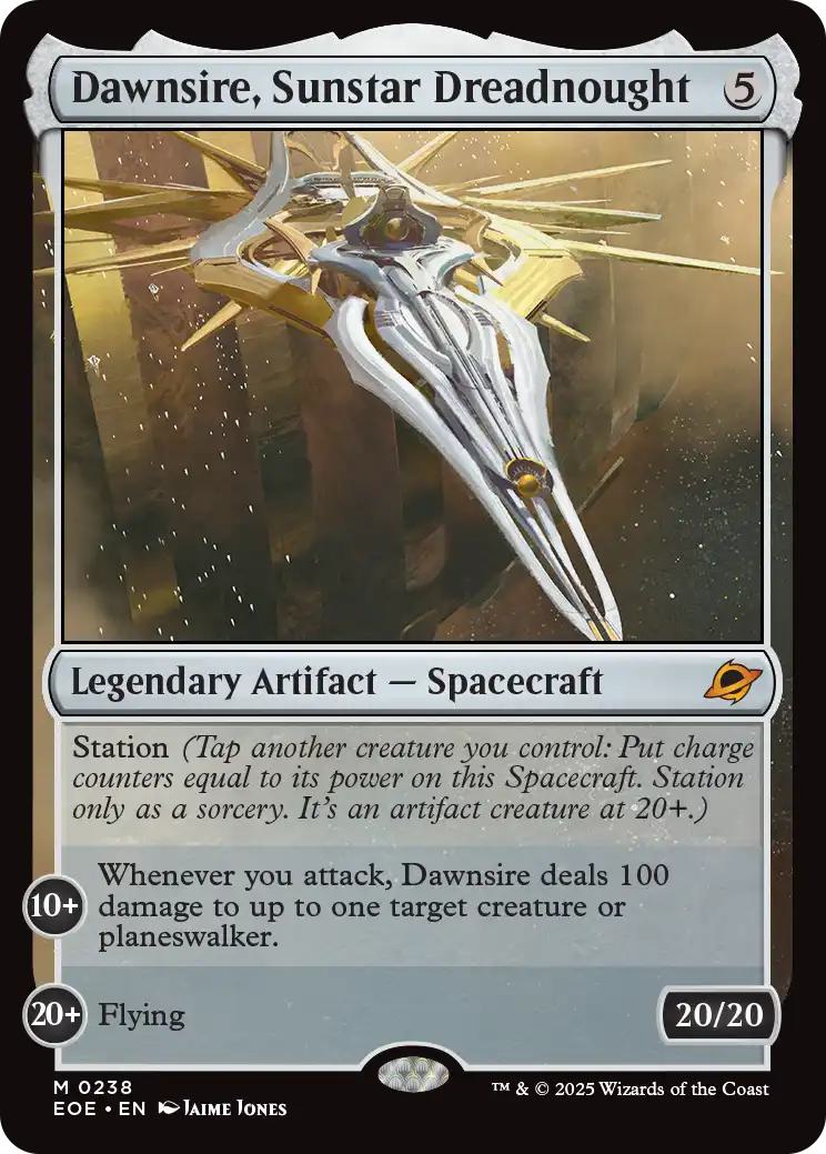 Dawnsire, Sunstar Dreadnought [238] [Edge of Eternities] [Non-Foil