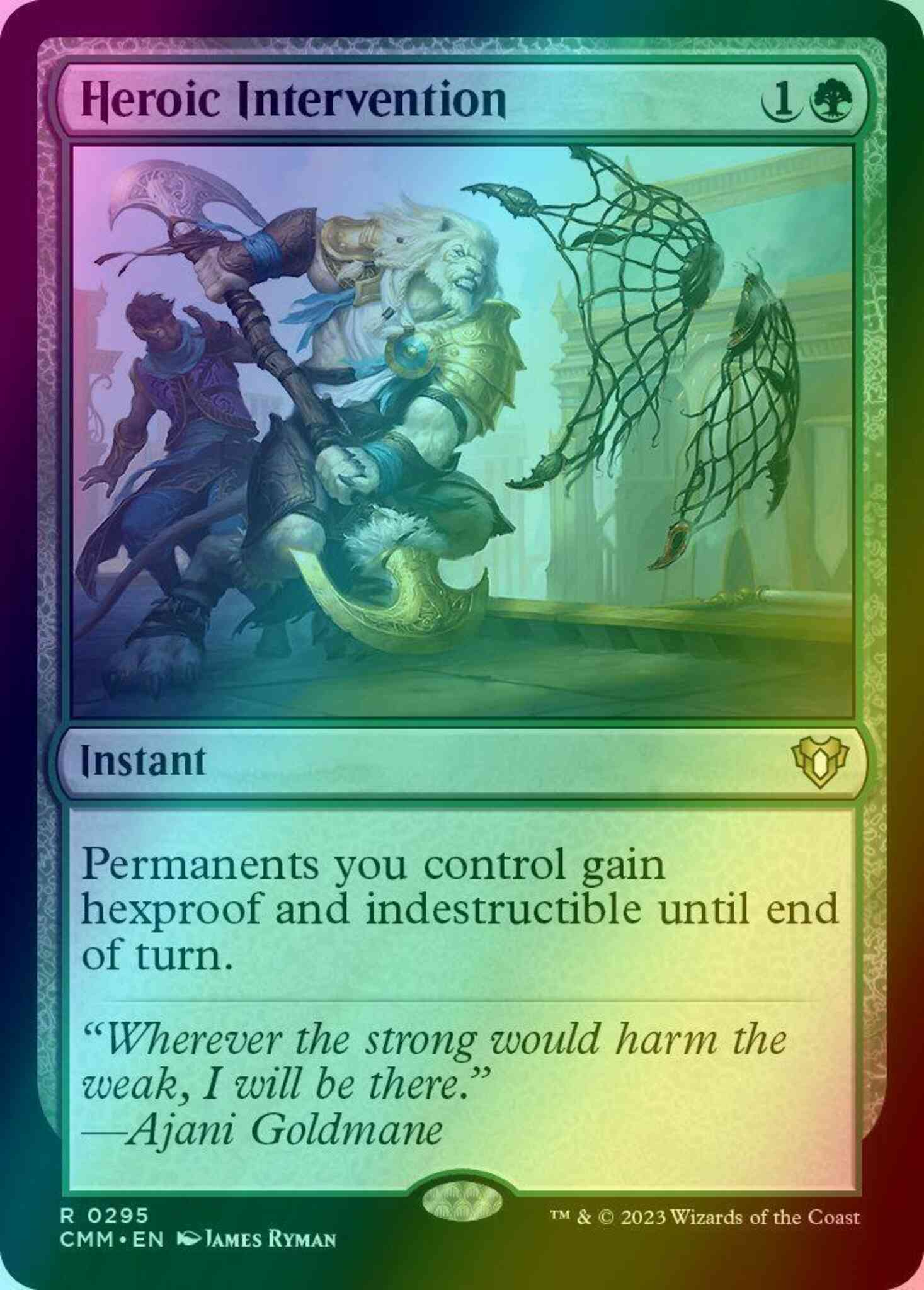mtg cards like heroic intervention Proxy Liquid Luck Ajani Goldmane Has Heroic Intervention been Powercrept?