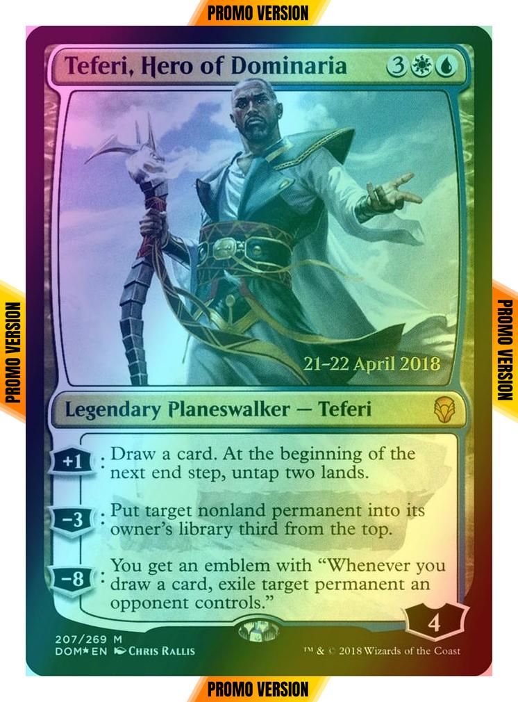 Teferi, Hero of Dominaria [207s] [Dominaria Promos] [Foil] – Face