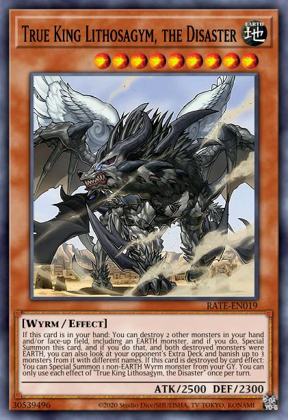 True King Lithosagym, the Disaster - TOCH-EN038 - Rare - Unlimited