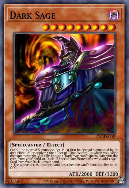 Dark Sage - DOD-002 - Prismatic Secret Rare - Limited