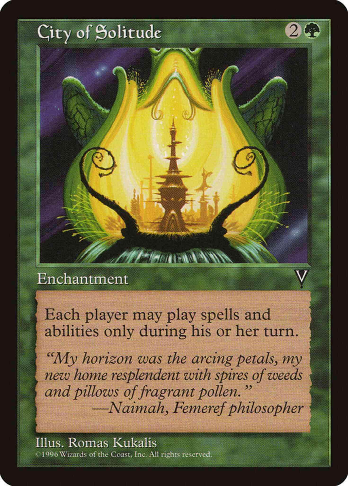 City of Solitude [102] [Visions] [Non-Foil] – Face to Face Games