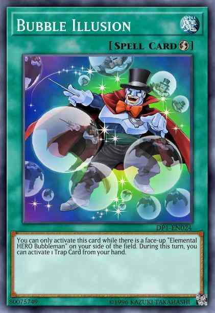 Bubble Illusion - DP1-EN024 - Ultra Rare - 1st Edition