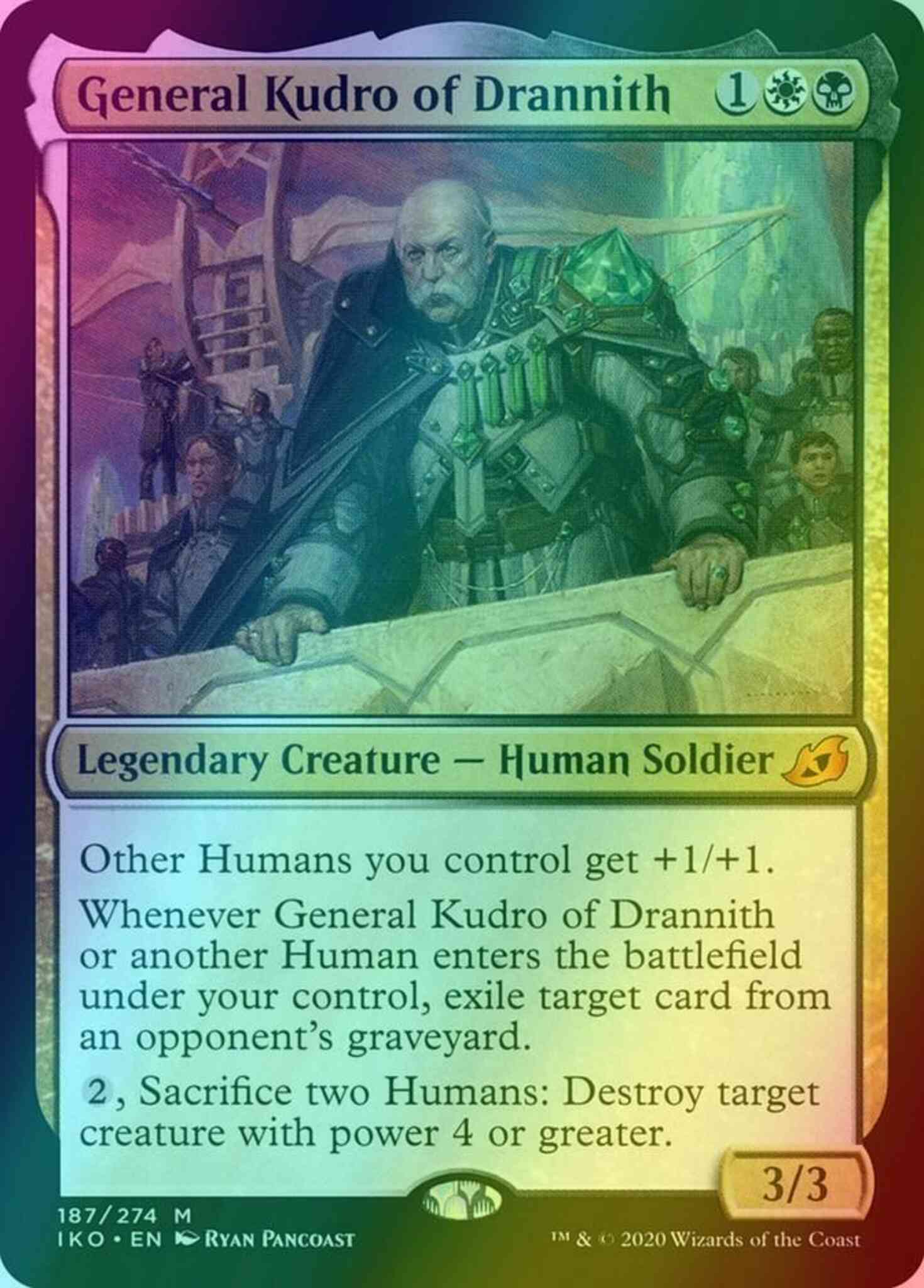 Commander Deck Magic The Gathering: Card - MTG Ikoria Card General Kudro Of  Drannith