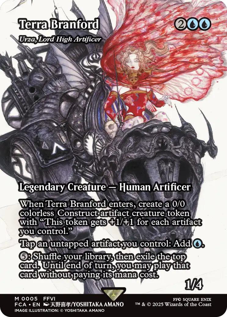 ティナ・ブランフォード/Terra Branford　foil MTG foil ティナ・ブランフォード/Terra Branford 英語版 最高工匠卿