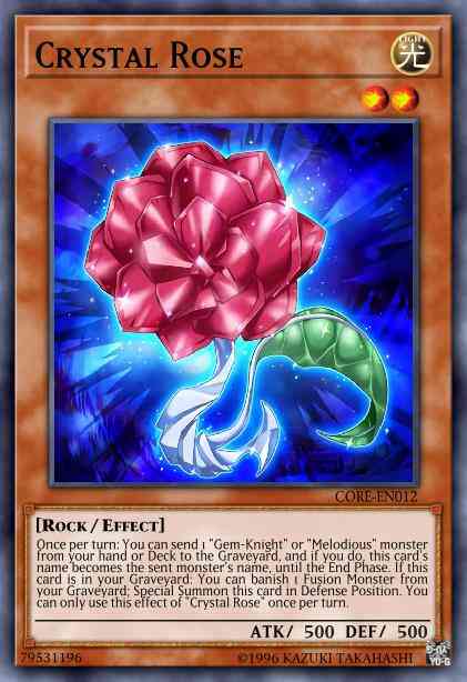 Crystal Rose - CORE-EN012 - Rare - Unlimited