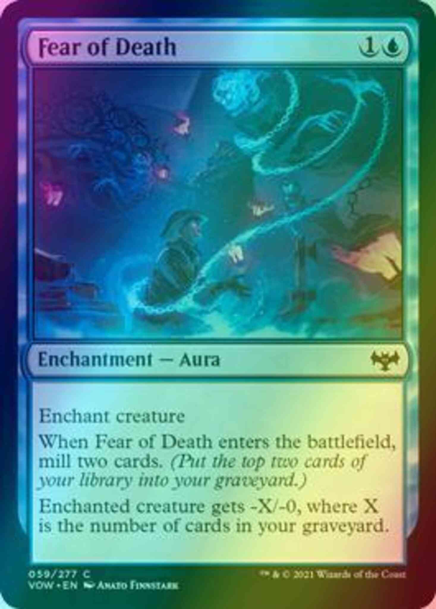 Fear of Death [59] [Innistrad: Crimson Vow] [Foil] – Face to Face Games