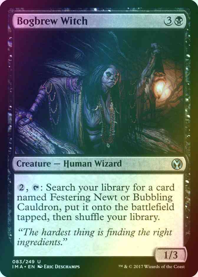 Bogbrew Witch [83] [Iconic Masters] [Foil] – Face to Face Games