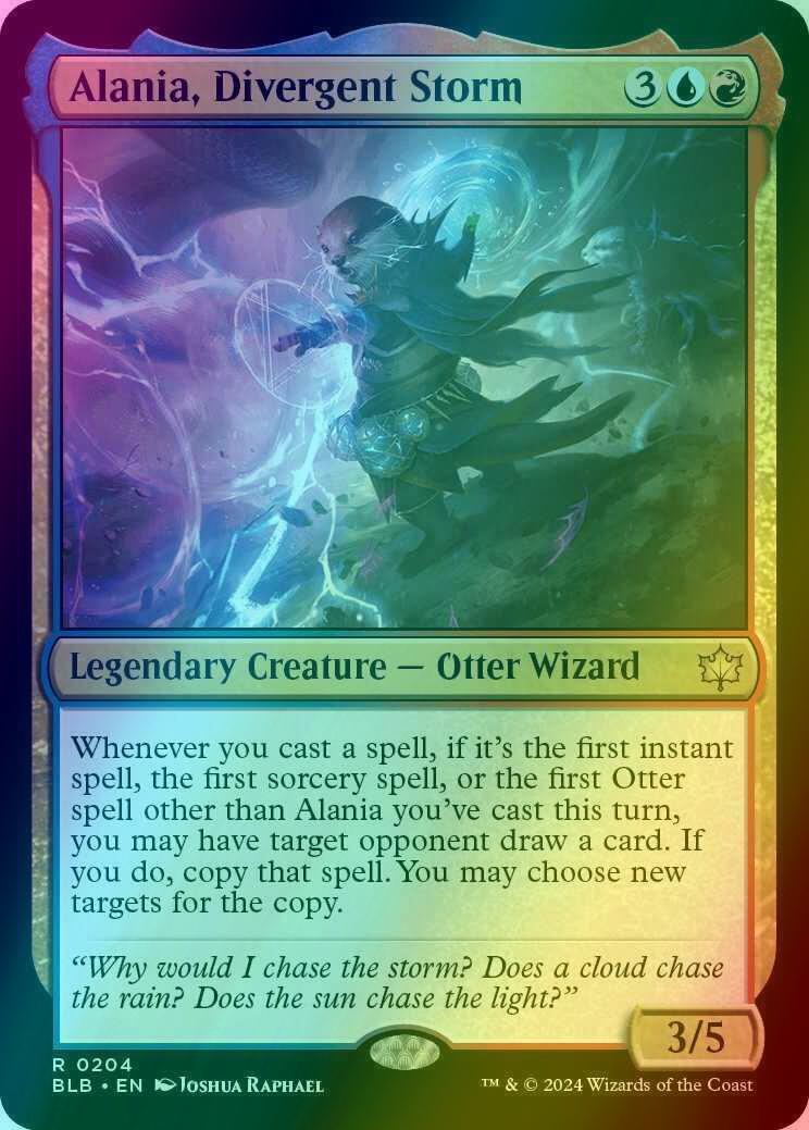 Alania, Divergent Storm [204] [Bloomburrow] [Foil] – Face to Face Games