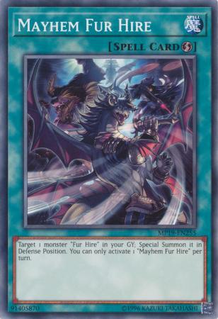Mayhem Fur Hire - MP19-EN255 - Common - Unlimited