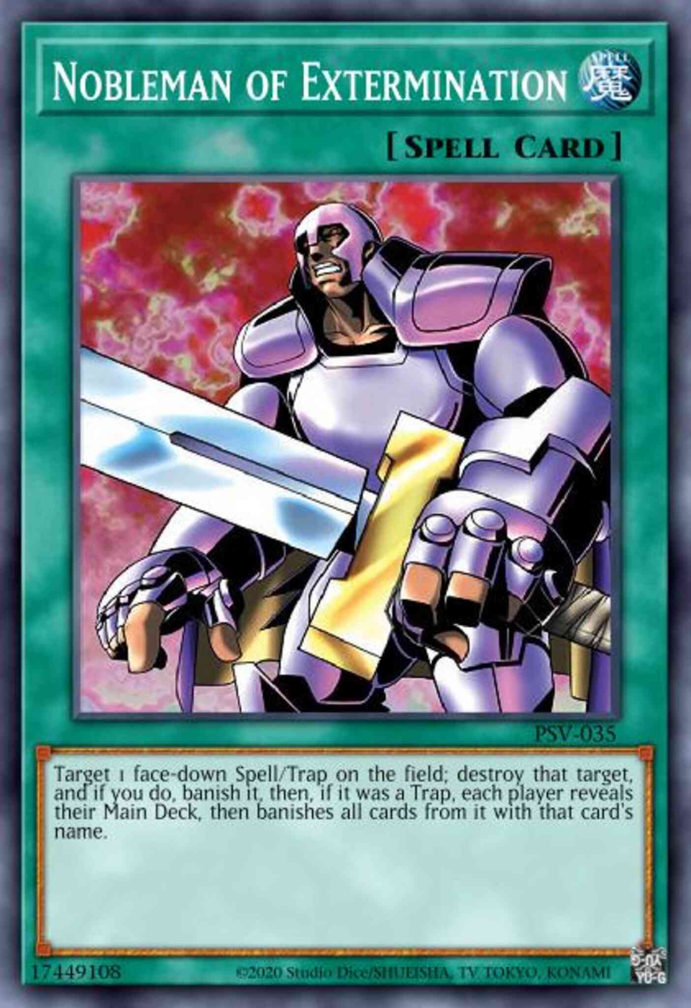 Nobleman of Extermination - PSV-035 - Rare - Unlimited