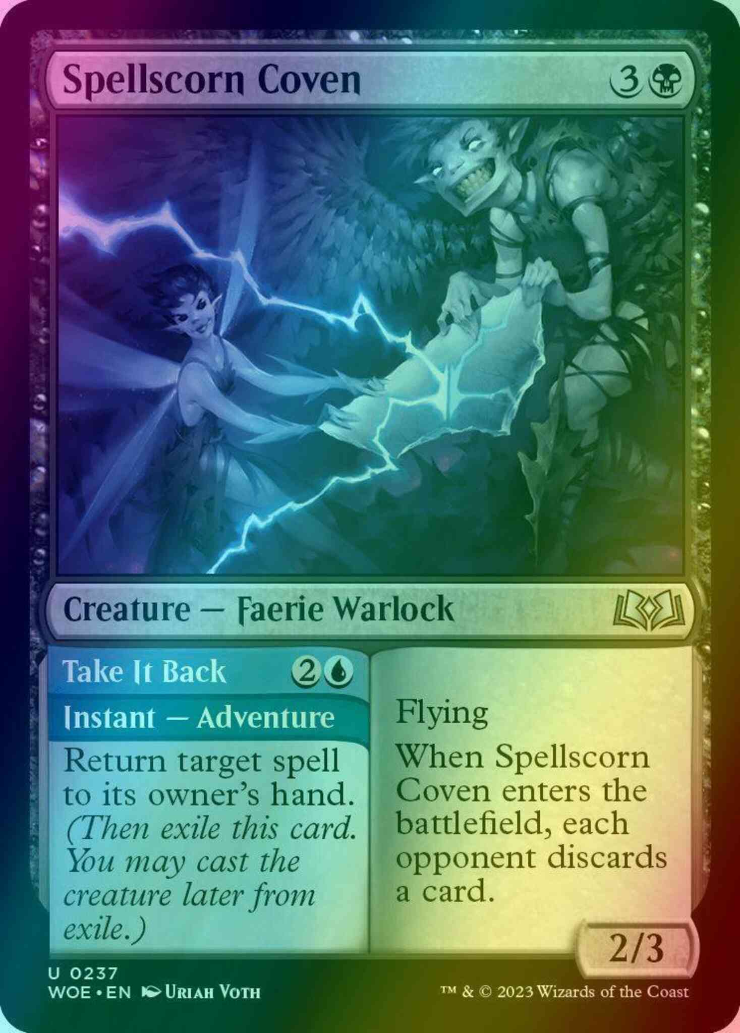 Spellscorn Coven // Take It Back [237] [Wilds of Eldraine] [Foil] – Face to  Face Games