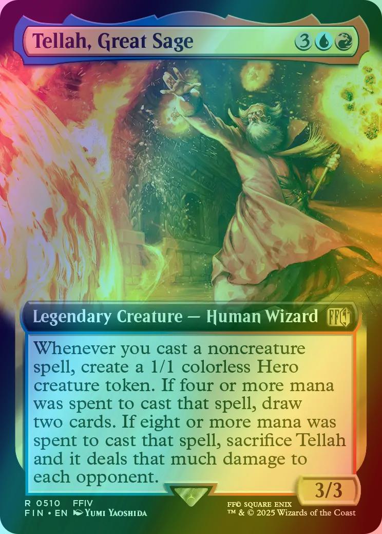 mtg final fantasy tellah Tellah, Great Sage [510] [Extended Art] [FINAL FANTASY] [Foil] – Face to  Face Games