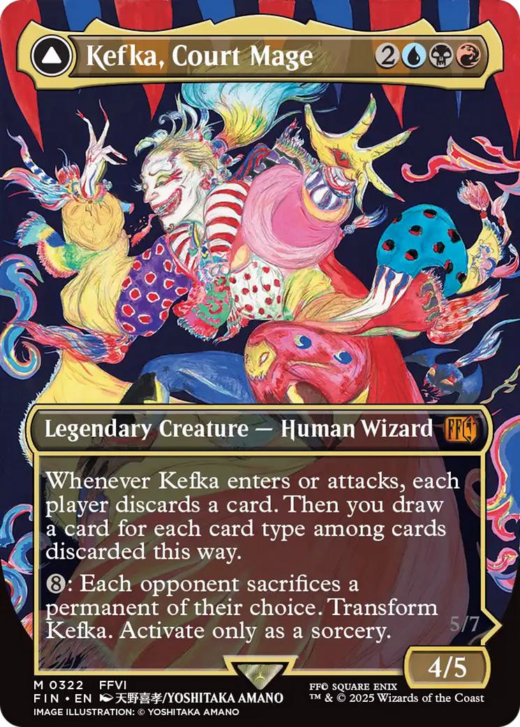 Kefka, Court Mage // Kefka, Ruler of Ruin [322] [Borderless