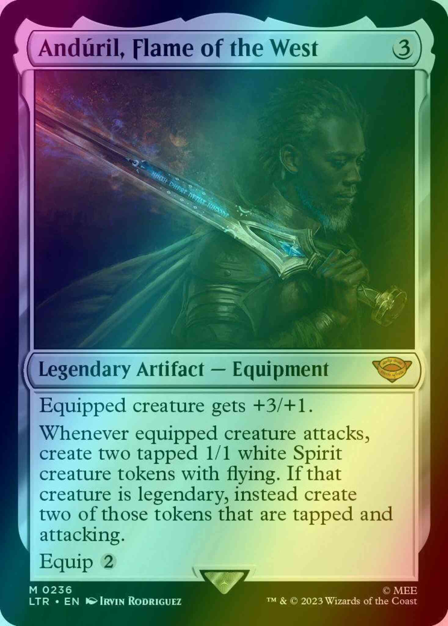 anduril mtg card Andúril, Flame of the West
