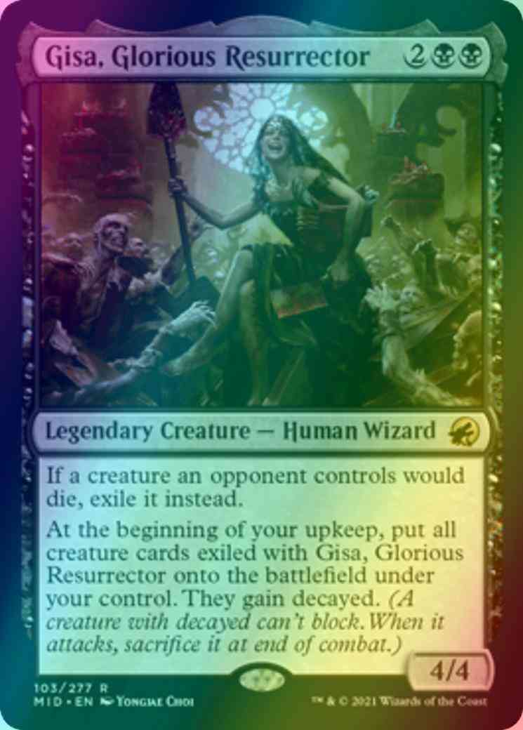 Gisa, Glorious Resurrector [103] [Innistrad: Midnight Hunt] [Foil] – Face  to Face Games