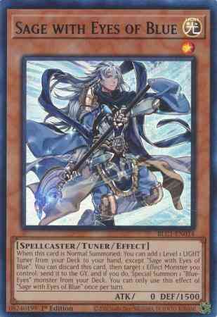 Sage with Eyes of Blue - Silver - BLC1-EN014 - Ultra Rare - 1st Edition