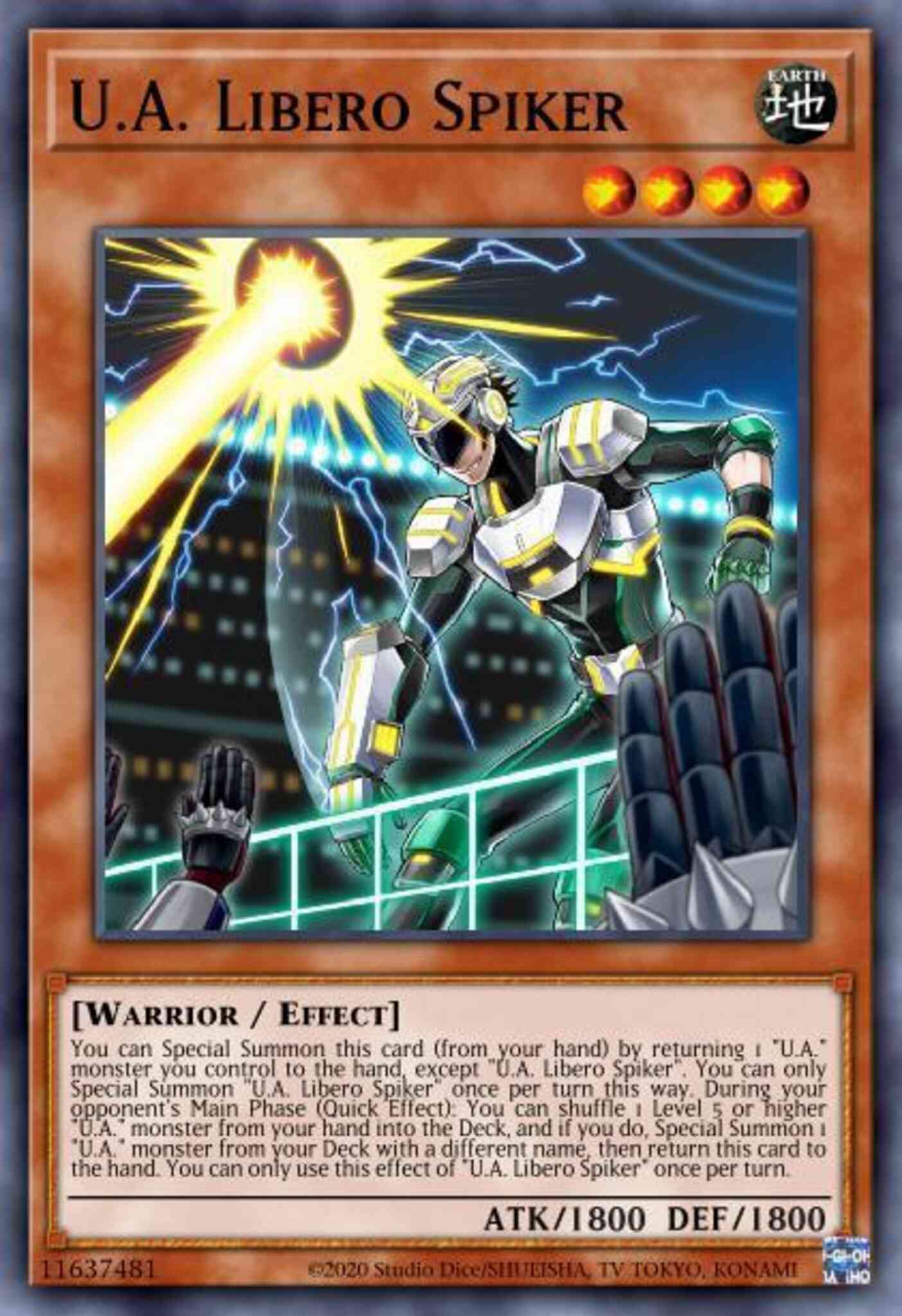 U.A. Libero Spiker - PHRA-EN018 - Common - 1st Edition