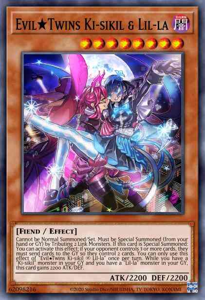 Evil★Twins Ki-sikil & Lil-la - GEIM-EN017 - Ultra Rare - 1st Edition