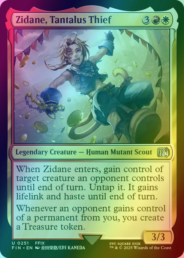 Zidane, Tantalus Thief [251] [FINAL FANTASY] [Foil] – Face to Face Games