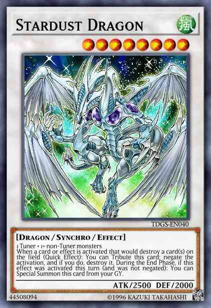 Stardust Dragon - TDGS-EN040 - Ultra Rare - 1st Edition