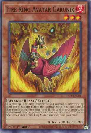 Fire King Avatar Garunix - SR14-EN004 - Common - 1st Edition