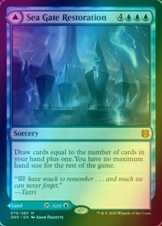 Sea Gate Restoration // Sea Gate, Reborn [76] [Zendikar Rising