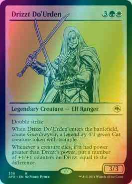 drizzt do'urden mtg commander deck Drizzt Do'Urden [338] [Rulebook Showcase] [Adventures in the Forgotten  Realms] [Foil] – Face to Face Games