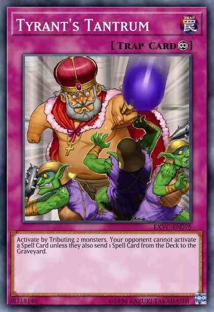 Tyrant's Tantrum - EXVC-EN075 - Common - 1st Edition
