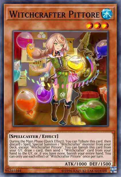 Witchcrafter Pittore - MP20-EN220 - Ultra Rare - 1st Edition