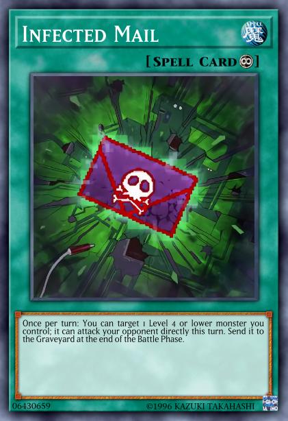 Infected Mail - SP13-EN033 - Starfoil Rare - Unlimited