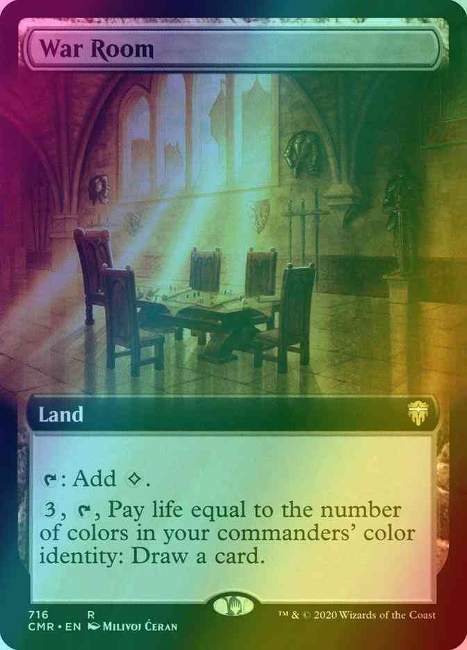 War Room [716] [Extended Art] [Commander Legends] [Foil] – Face to Face  Games