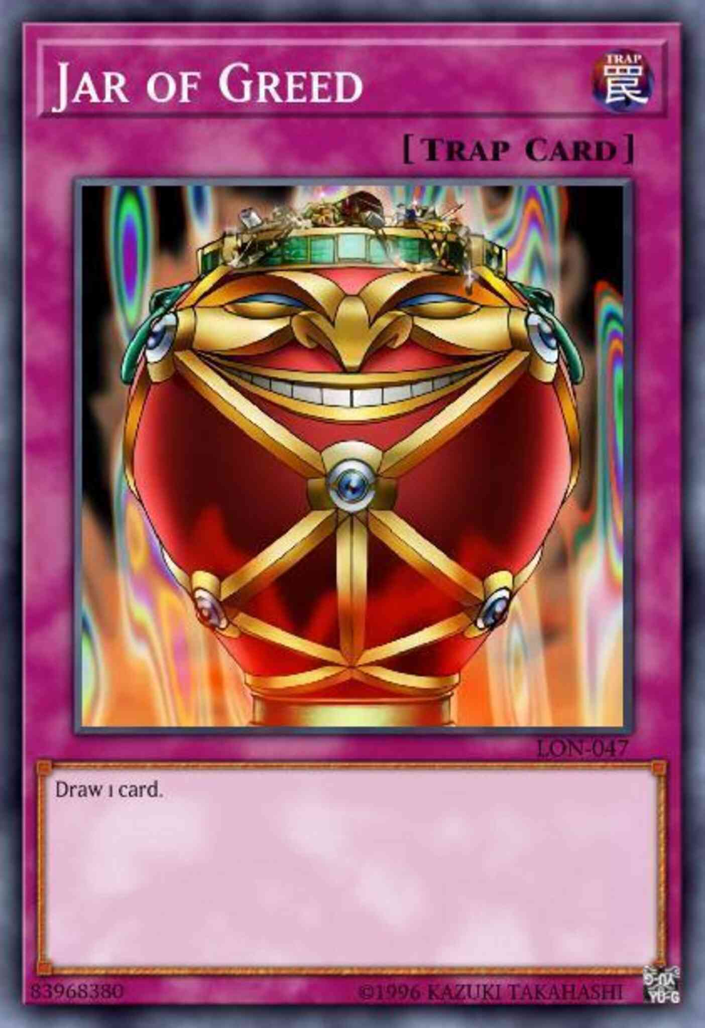 Jar of Greed - SD3-EN029 - Common - 1st Edition